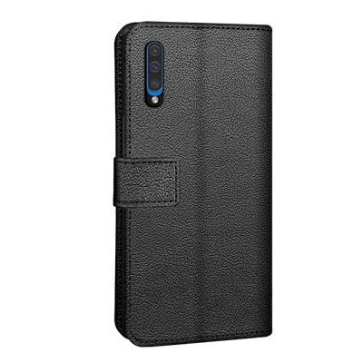 Cazy Wallet Classic Hoesje geschikt voor Samsung Galaxy A50 - Zwart