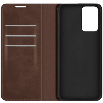 Cazy Wallet Magnetic Hoesje geschikt voor Samsung Galaxy A53 - Bruin
