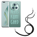 Hoesje met koord geschikt voor Honor Magic5 Pro Alles Komt Goed