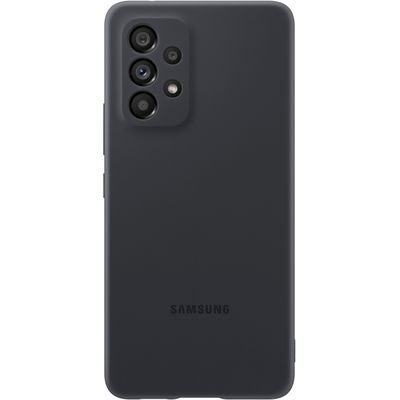 Samsung Hoesje geschikt voor Galaxy A53 - Siliconen Case - Zwart