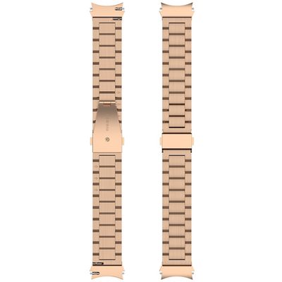 Cazy Bandje geschikt voor Samsung Galaxy Watch 6 / 5 / 4 - Perfect Fit Metalen Watchband Rose Goud