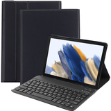 Hoes met Toetsenbord geschikt voor Samsung Galaxy Tab A8 - Azerty indeling - Zwart