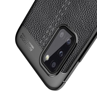 Cazy Hoesje geschikt voor Samsung Galaxy A02s - TPU Hoesje Soft Design - Zwart