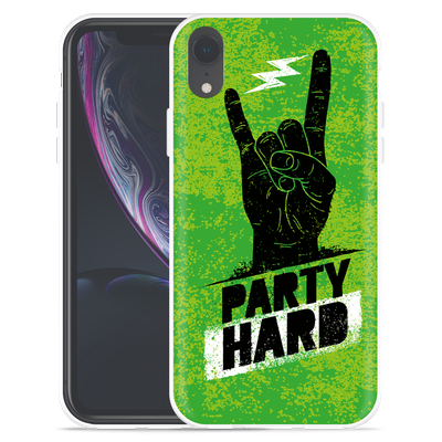 Cazy Hoesje geschikt voor iPhone Xr - Party Hard