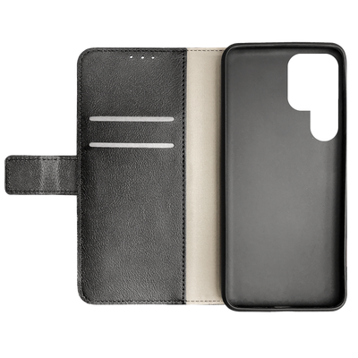 Cazy Wallet Classic Hoesje geschikt voor Samsung Galaxy S23 Ultra - Zwart