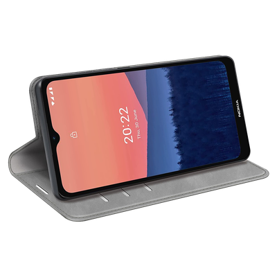 Cazy Wallet Magnetic Hoesje geschikt voor Nokia C21 - Grijs