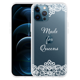Hoesje geschikt voor iPhone 12 Pro Max - Made for queens
