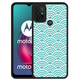Hardcase hoesje geschikt voor Motorola Moto G10 - Abstracte Golven