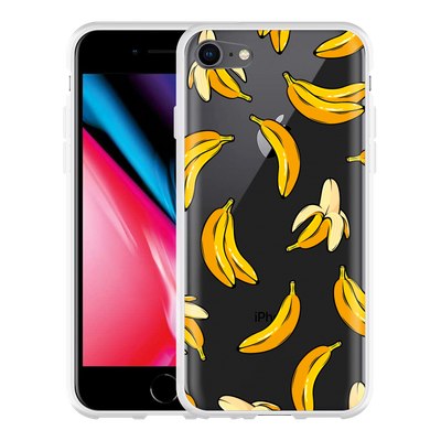 Cazy Hoesje geschikt voor iPhone 8 - Banana