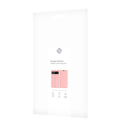 Cazy Wallet Magnetic Hoesje geschikt voor Google Pixel 6a - Roze