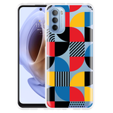 Hoesje geschikt voor Motorola Moto G41 - Abstract Pattern