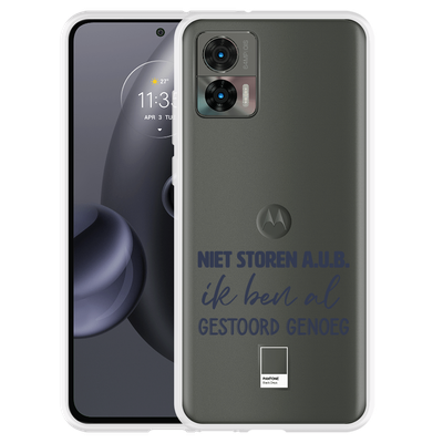 Cazy Hoesje geschikt voor Motorola Edge 30 Neo - Niet Storen A.U.B.
