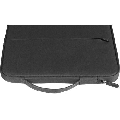 Gecko Covers Universele Eco Laptop Hoes - 17 inch - Duurzame Hoes - Vervaardigd uit 100% GRS Materiaal - Zipper Sleeve - Zwart