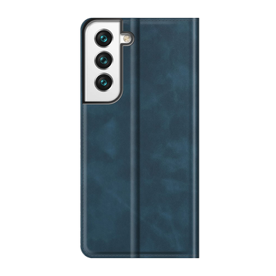 Cazy Wallet Magnetic Hoesje geschikt voor Samsung Galaxy S22+ - Blauw