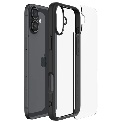 Spigen Hoesje geschikt voor iPhone 16 - Ultra Hybrid - Zwart