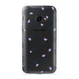 Hoesje geschikt voor Samsung Galaxy Xcover 4/4s - Paarse Bloemen