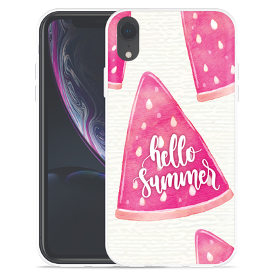 Cazy Hoesje geschikt voor iPhone Xr - Summer Melon