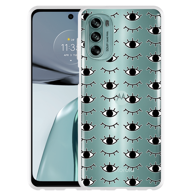 Cazy Hoesje geschikt voor Motorola Moto G62 5G - I See You