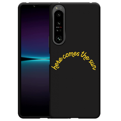 Cazy Hoesje Zwart geschikt voor Sony Xperia 1 IV - Here Comes The Sun