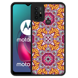 Hardcase hoesje geschikt voor Motorola Moto G10 - Sterbloem Mandala