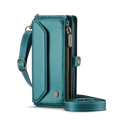 Caseme Case iPhone 16 - Crossbody Wallet Case - Green