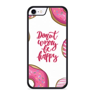 Cazy Hardcase hoesje geschikt voor iPhone 8 - Donut Worry