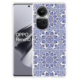 Hoesje geschikt voor Oppo Reno10 Pro 5G Delfts Blauw II