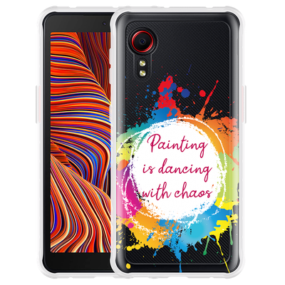 Cazy Hoesje geschikt voor Samsung Galaxy Xcover 5 - Painting
