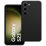 Soft Color TPU Hoesje geschikt voor Samsung Galaxy S23 - Zwart
