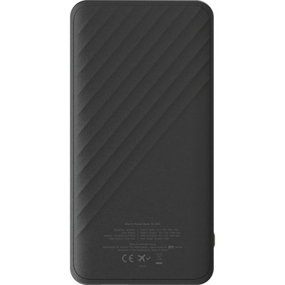 Xtorm Go2 Powerbank - 10.000 mAh - 1x USB-A, 1x USB-C - Krachtige powerbank - Snelle oplader - Charcoal Black