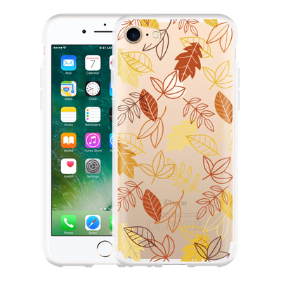 Cazy Hoesje geschikt voor iPhone 7 - Falling Leaves