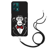 Hoesje met Koord Zwart geschikt voor Realme 9 Pro+ - Smoking Chimp