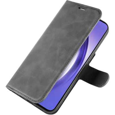 Cazy Premium Wallet Hoesje geschikt voor Samsung Galaxy A55 - Grijs