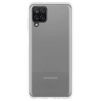 Cazy TPU Hoesje met Koord geschikt voor Samsung Galaxy A12 - Transparant