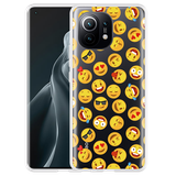 Hoesje geschikt voor Xiaomi Mi 11 - Emoji