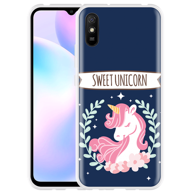 Cazy Hoesje geschikt voor Xiaomi Redmi 9A - Sweet Unicorn