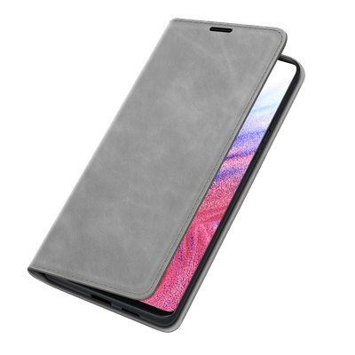 Cazy Wallet Magnetic Hoesje geschikt voor Samsung Galaxy A53 - Grijs