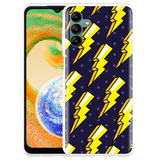 Cazy Hoesje geschikt voor Samsung Galaxy A04s - Pop Art Lightning