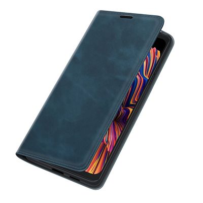 Cazy Wallet Magnetic Hoesje geschikt voor Samsung Galaxy Xcover Pro - Blauw