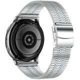 Samsung Galaxy Watch 3 45mm Bandje - Stalen Watchband - 22mm - Zilver