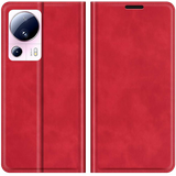 Wallet Magnetic Hoesje geschikt voor Xiaomi 13 Lite - Rood