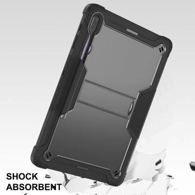 Cazy Full Body Shockproof Hoes geschikt voor Samsung Galaxy Tab S8+ - Zwart