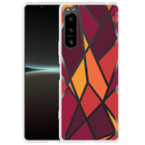 Hoesje geschikt voor Sony Xperia 5 IV - Colorful Triangles