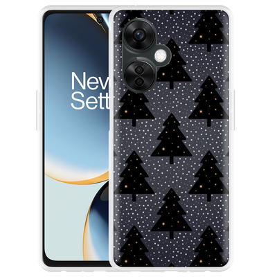 Cazy Hoesje geschikt voor OnePlus Nord CE 3 Lite 5G Snowy Christmas Tree