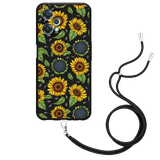 Hoesje met Koord Zwart geschikt voor OnePlus Nord CE 2 Lite - Sunflowers