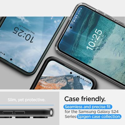 Spigen Screenprotector geschikt voor Samsung Galaxy S24+ - Neo Flex 2 stuks - Transparant