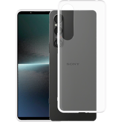 Just in Case Sony Xperia 1 V - Soft TPU Case with Necklace Strap - Clear