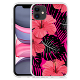 Hoesje geschikt voor iPhone 11 - Tropical Flowers