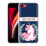 Hoesje geschikt voor iPhone SE 2020 - Sweet Unicorn