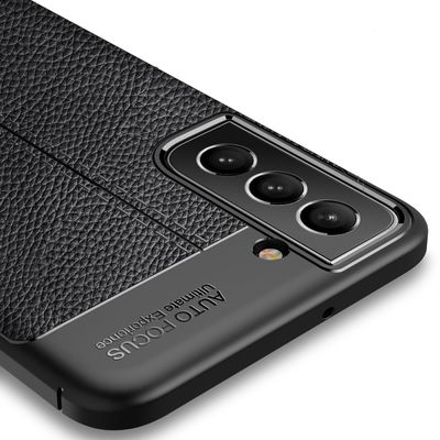 Cazy TPU Hoesje Soft Design geschikt voor Samsung Galaxy S22+ - Zwart